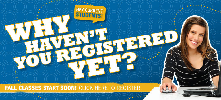Why haven't you registered yet?