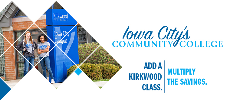 This is Kirkwood. Iowa City Campus