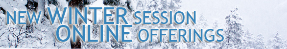 New Winter Session Online Courses