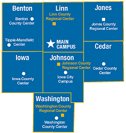 Locations map