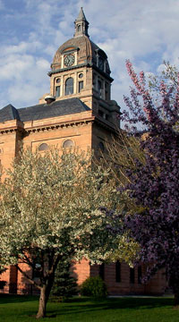 Benton County Courthouse - Spring - Vinton