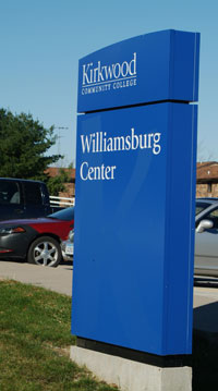Williamsburg Center Sign