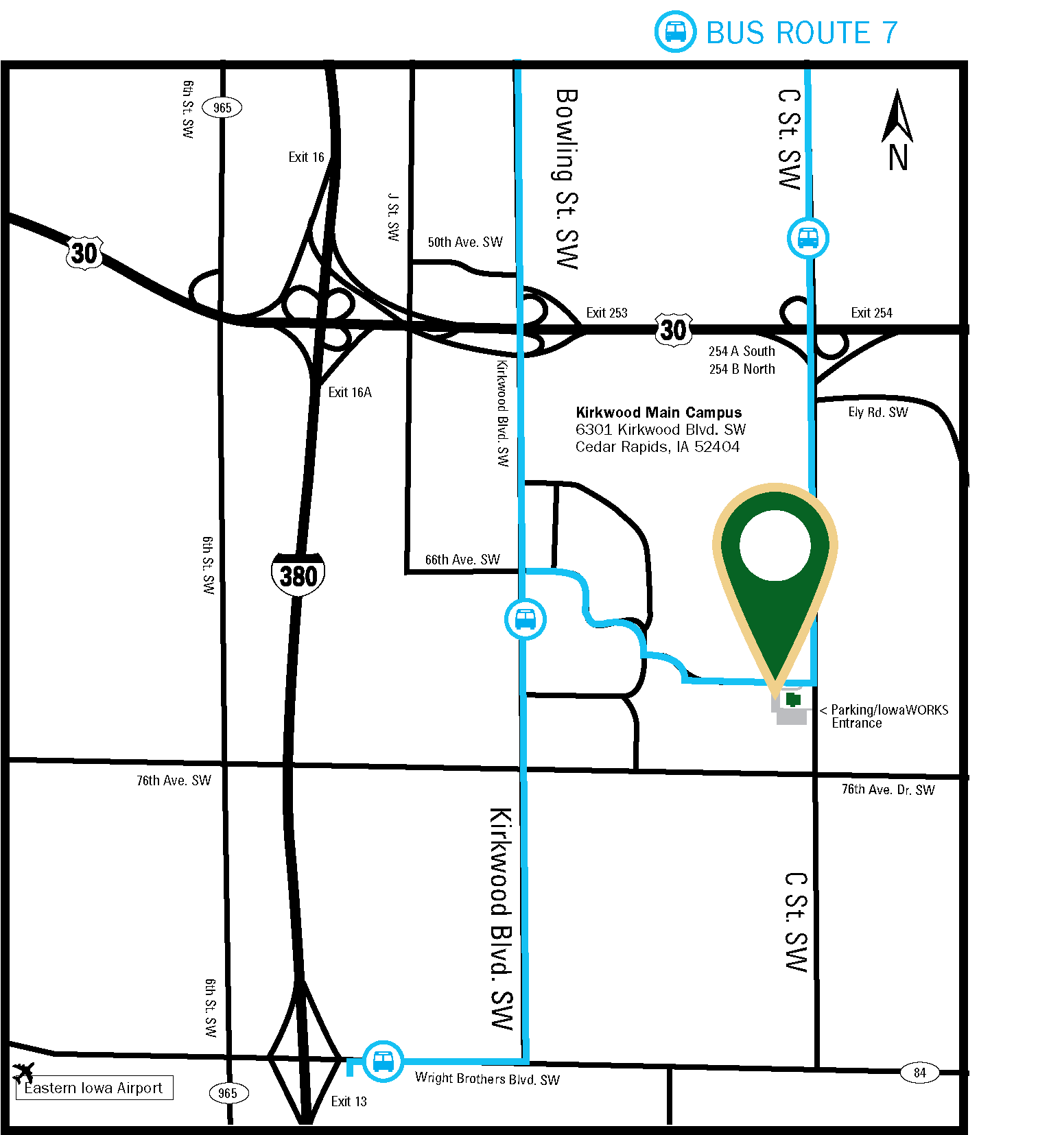 Bus Route 7 graphic