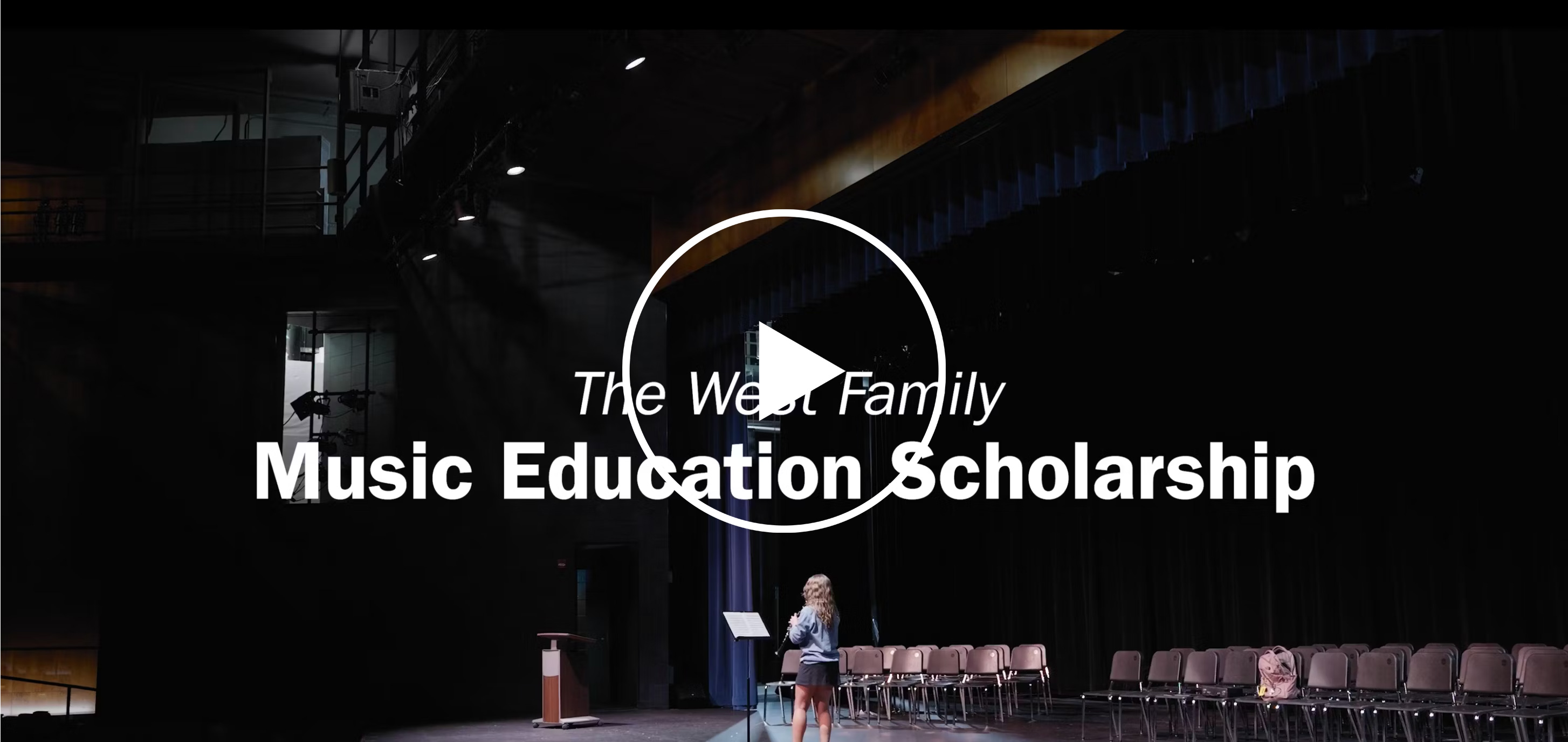 West Music Scholarship Video