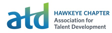 Logo for the Association for Talent Development Hawkeye Chapter
